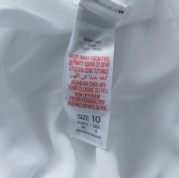 TED BAKER Ladies Pyjama Lounge Wear Night Dress White Size 10 Worn Once Immacula - Picture 11 of 13